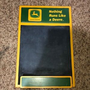 John Deere chalk board
